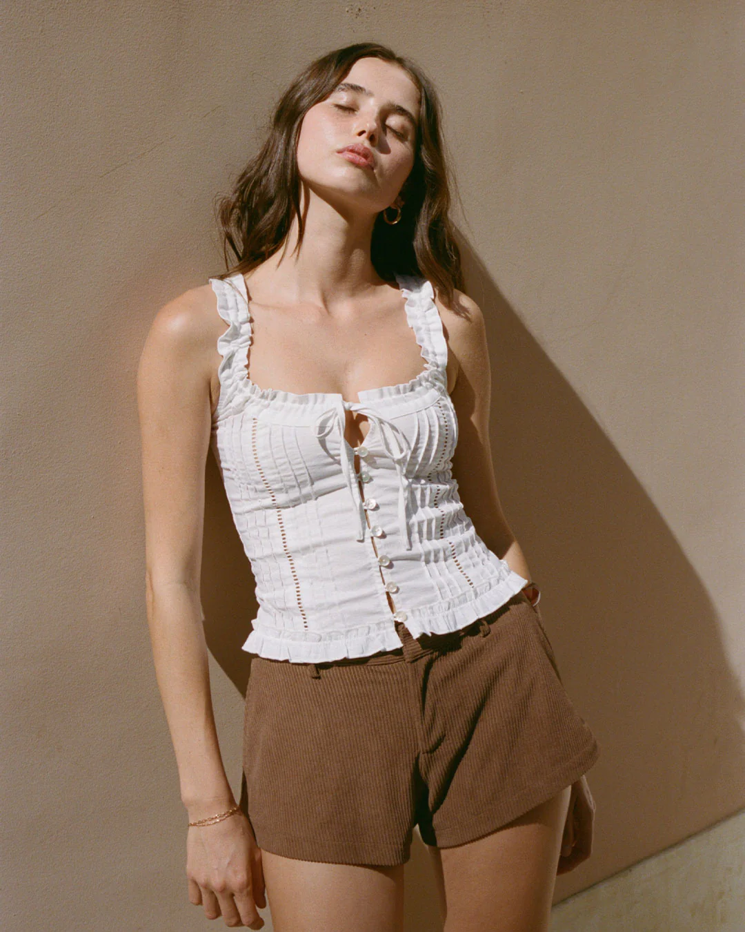 Anita Corduroy Short | Chocolate - Image 7