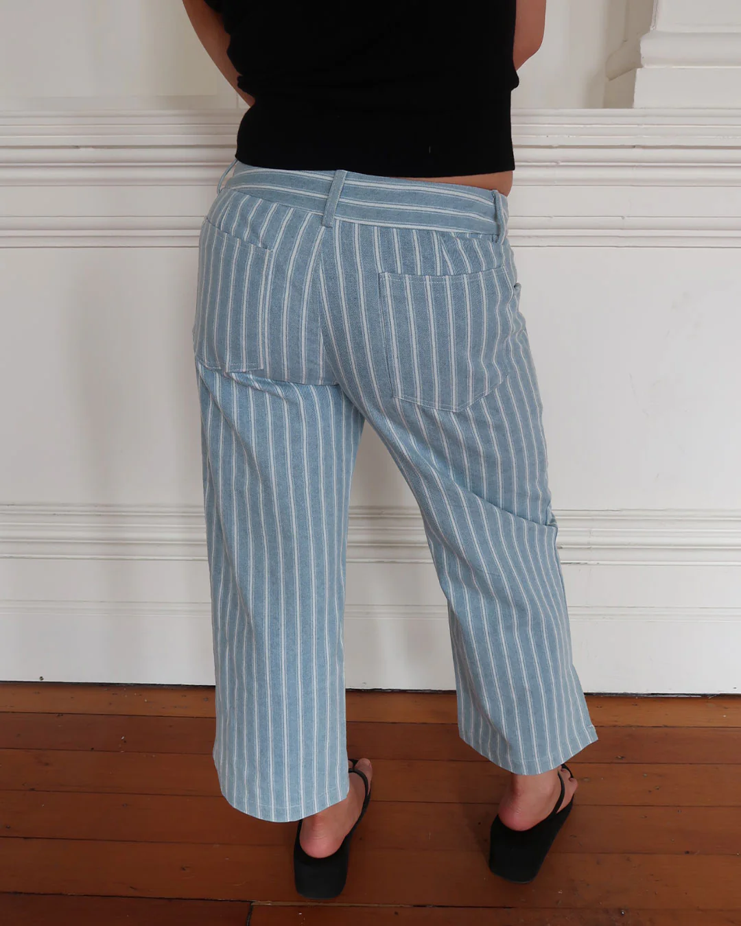 Clover Pant | Denim Stripe - Image 6