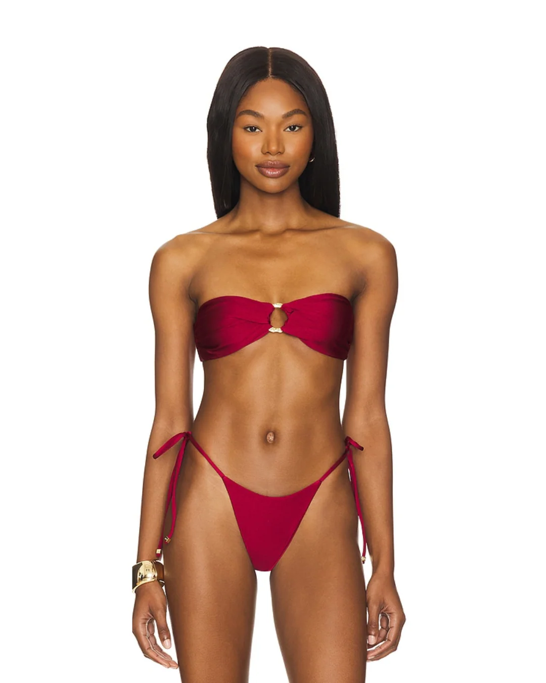Tia Reversible Bikini Bottom | Merlot - Image 5