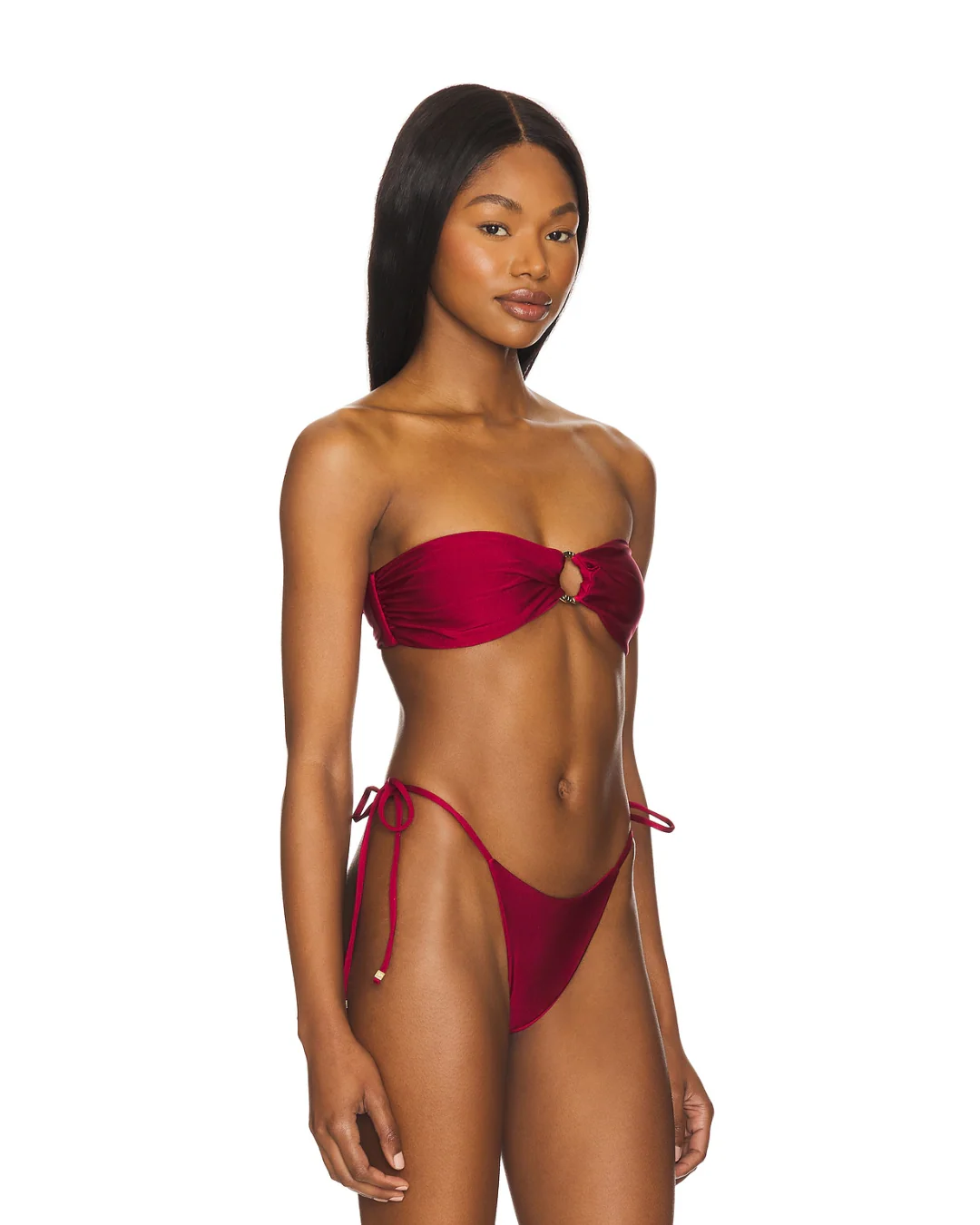 Tia Reversible Bikini Bottom | Merlot - Image 7