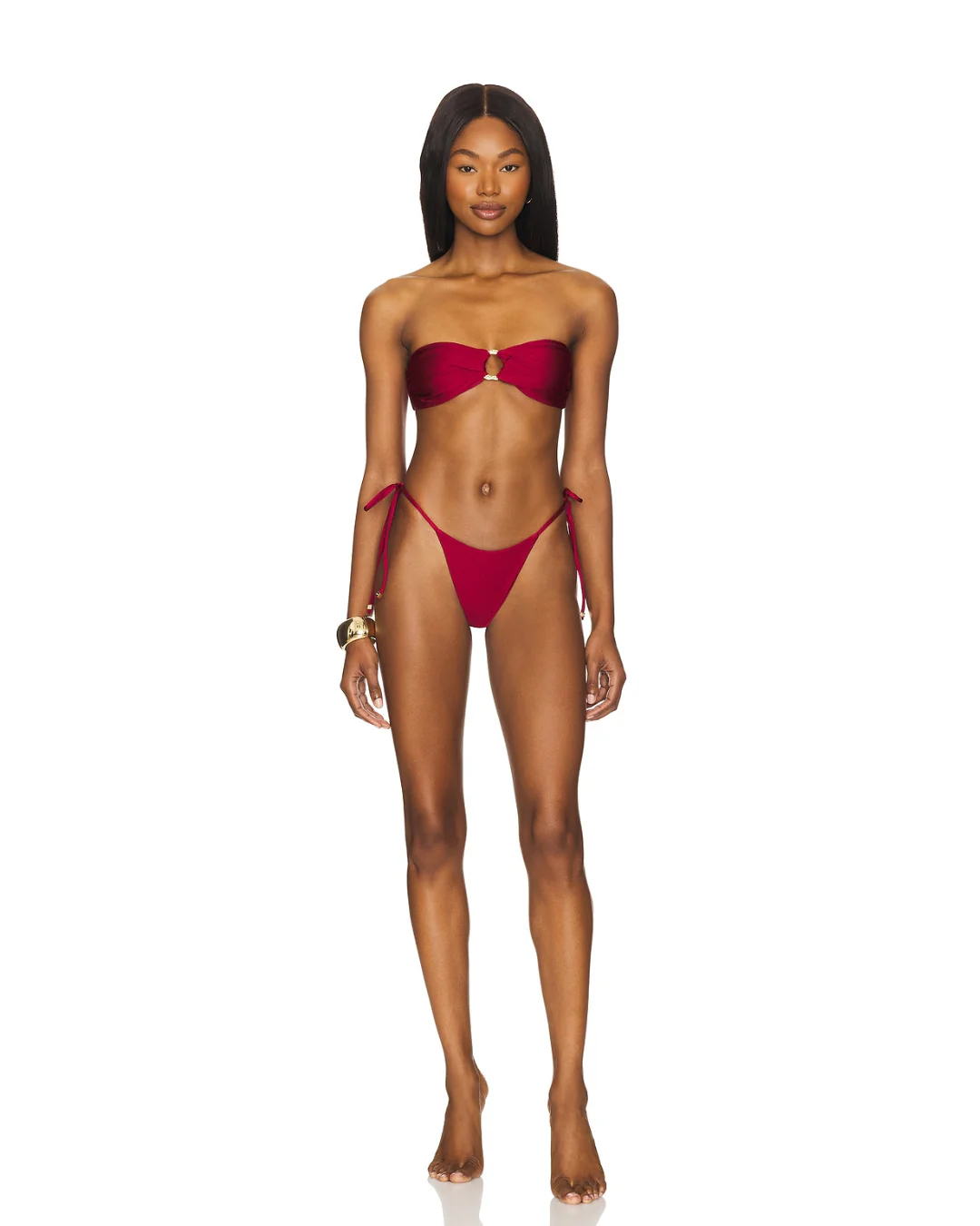 Tia Reversible Bikini Bottom | Merlot - Image 9